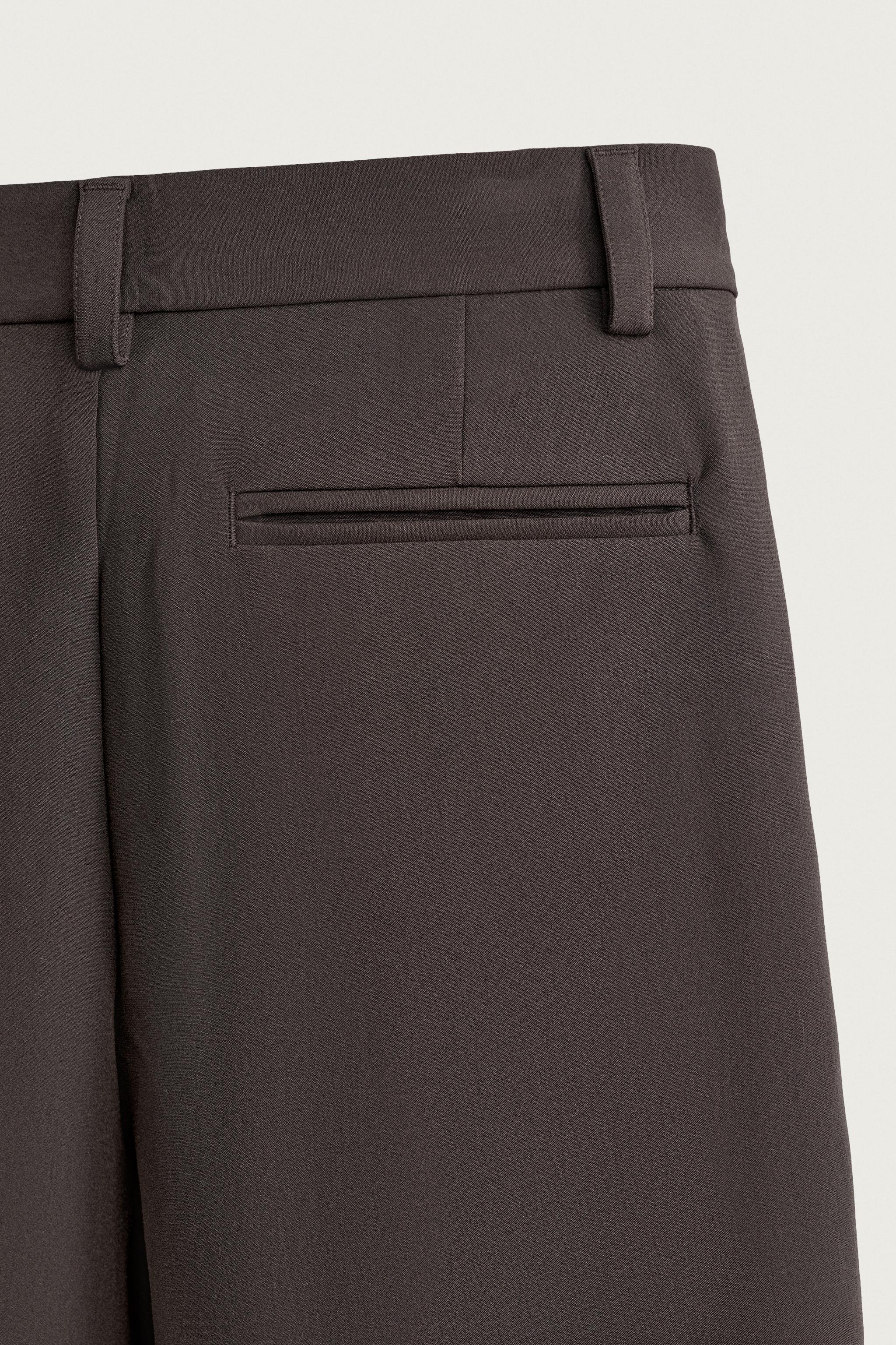 PANTALON COUPE LARGE PLIS LATÉRAUX